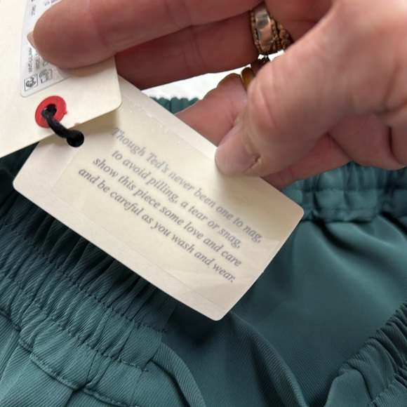 Ted Baker NWT Teal Wide Leg Pull on Trouser Size 0/XS - Picture 12 of 15